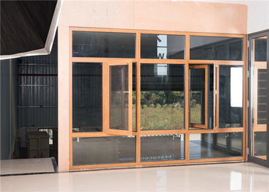 China Bullet Proof Aluminium Fixed Glass Window Powder Coated For Residential / Office supplier