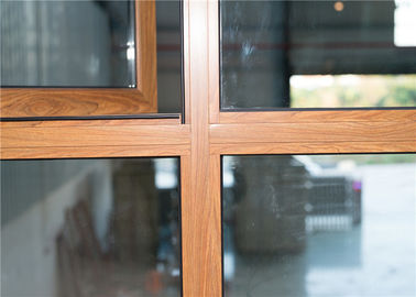 China Double Color Aluminum Glass Window Sound Proof Indoor / Outdoor Design supplier