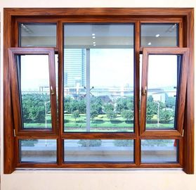 China Space Saving Aluminium Tilt And Turn Windows Wind Resistance Heat Insulated supplier