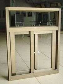 Horizontal Aluminium Windows And Doors Single / Double Tempered Glazing supplier