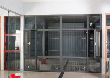 Ventana de cristal plegable del marco de aluminio, aluminio anti Windows de desplazamiento del moho proveedor