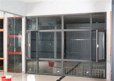 Ventana de cristal plegable del marco de aluminio, aluminio anti Windows de desplazamiento del moho proveedor
