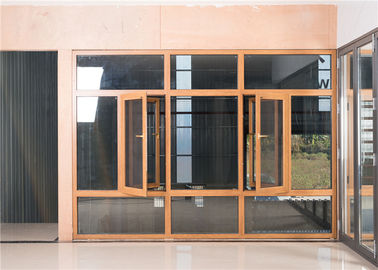 Heat Insulation Aluminium Glass Window Indoor Open Floor To Ceiling Waterpfoof supplier