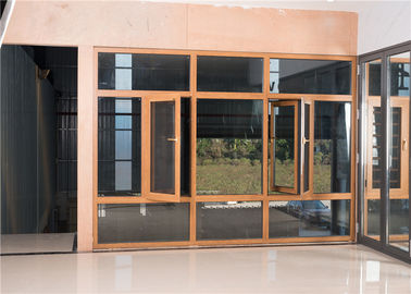 Bullet Proof Aluminium Fixed Glass Window Powder Coated For Residential / Office supplier