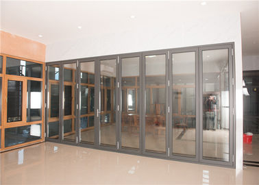 Rustproof Aluminium Frame Glass Window Powder Coated For Large Building supplier