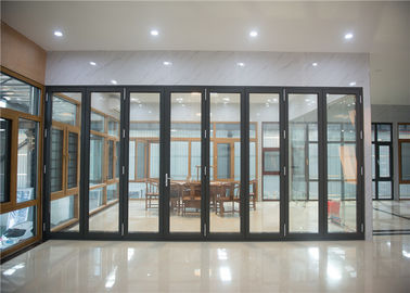 Office Floor Aluminium Frame Glass Window Gray Subframe Powder Coated supplier