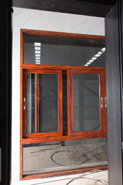 Horizontal Open Aluminium Window Frame With Glass Middle Grade Office Decoration supplier