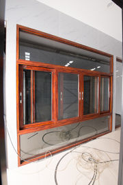 Horizontal Open Aluminium Window Frame With Glass Middle Grade Office Decoration supplier