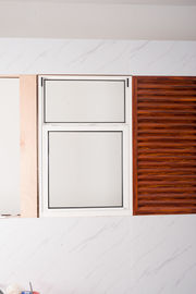 High Grade Villa Aluminum Glass Window Powder Coating 1.6mm Thickness supplier