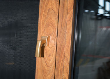 Smoothly Glass Aluminium Windows Door Trim Sound Insulation Powder Coated supplier