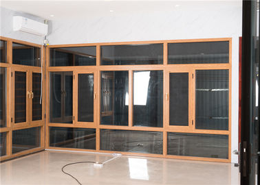 Anodizing Aluminium Frame Fixed Glass Window And Doors Air Proof Flush Design supplier