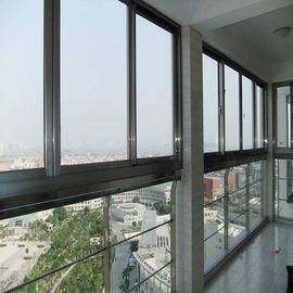 Horizontal Aluminum Frame Sliding Windows Double Tempered Impact Glazing supplier