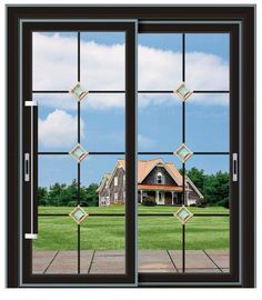House Aluminum Frame Sliding Windows Double Tempered Anodizing Surface supplier