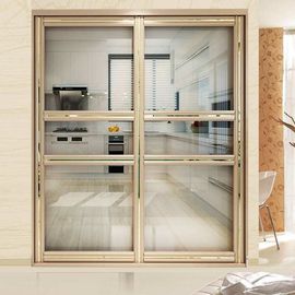 Powder Coating Aluminium Frame Glass Sliding Door Sound Insulation For Hotel supplier