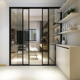 Rustproof Aluminum Frame Glass Door Powder Coating Frame Energy Saving supplier