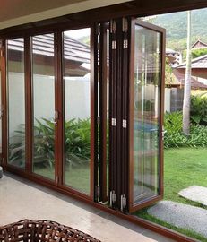 Waterproof Aluminum Frame Glass Door Dust Resistant With ISO9001 Approved supplier