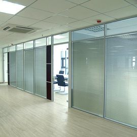 Wall Curtain Aluminum Office Partition , Aluminium Glass Office Partition supplier