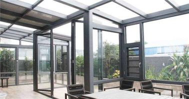 Commercial Aluminium Sunroom , Aluminium Glass House For Leisure Place supplier