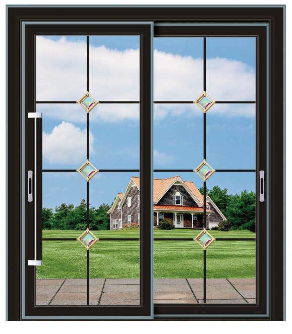 Het Kader van het huisaluminium het Glijden Vensters Dubbele ...