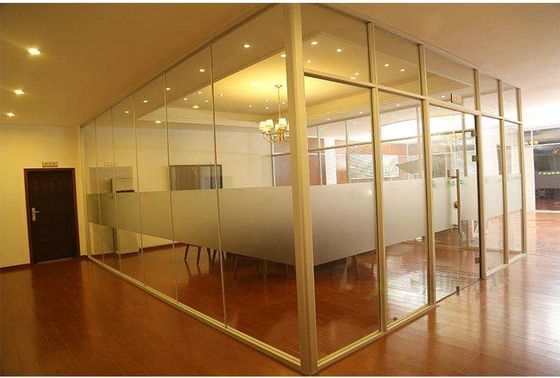 Isolation thermique facile adaptée aux besoins du client d'Assemblée de séparation en aluminium de bureau de taille