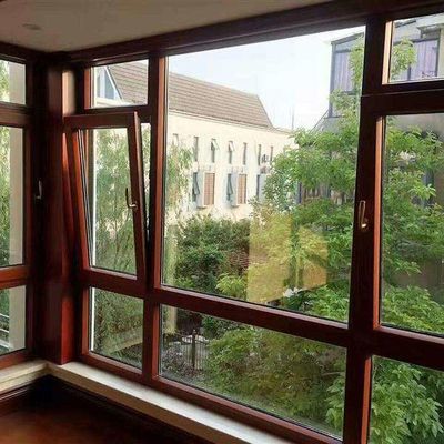 Ticari Bina Alüminyum Pencereler Ve Kapılar Yatay Açılış Deseni